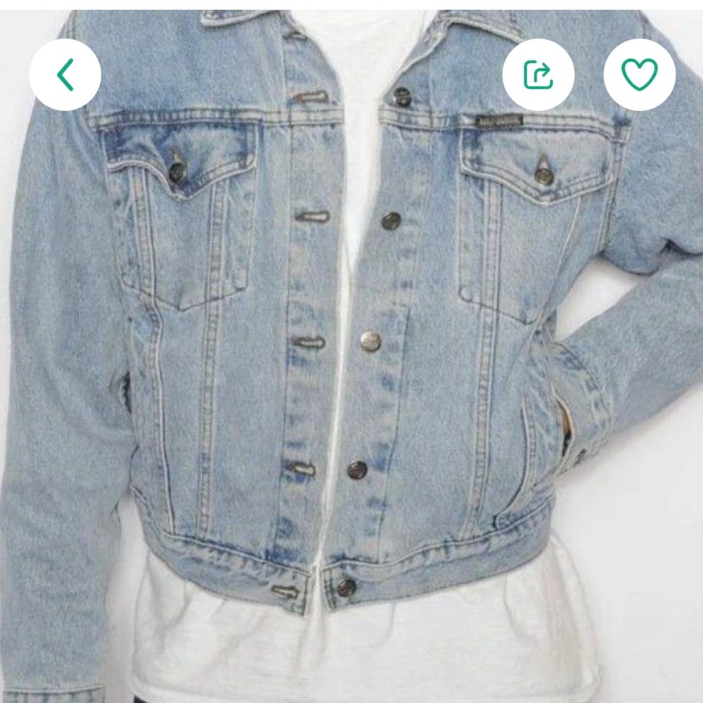 Harley Davidson Jean jacket. no leather just tag